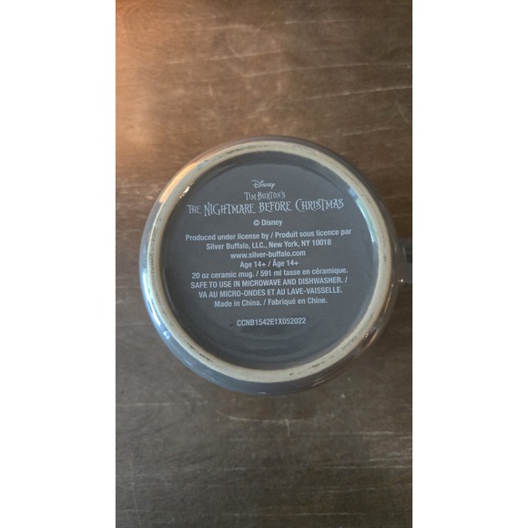 X‎ Large Disney Nightmare Before Christmas 20oz Ceramic Mug. Jack Skeleton. - Picture 5 of 7